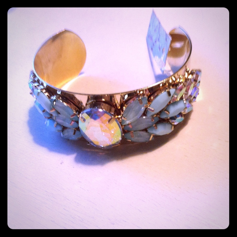 Beautiful bling cuff bracelet